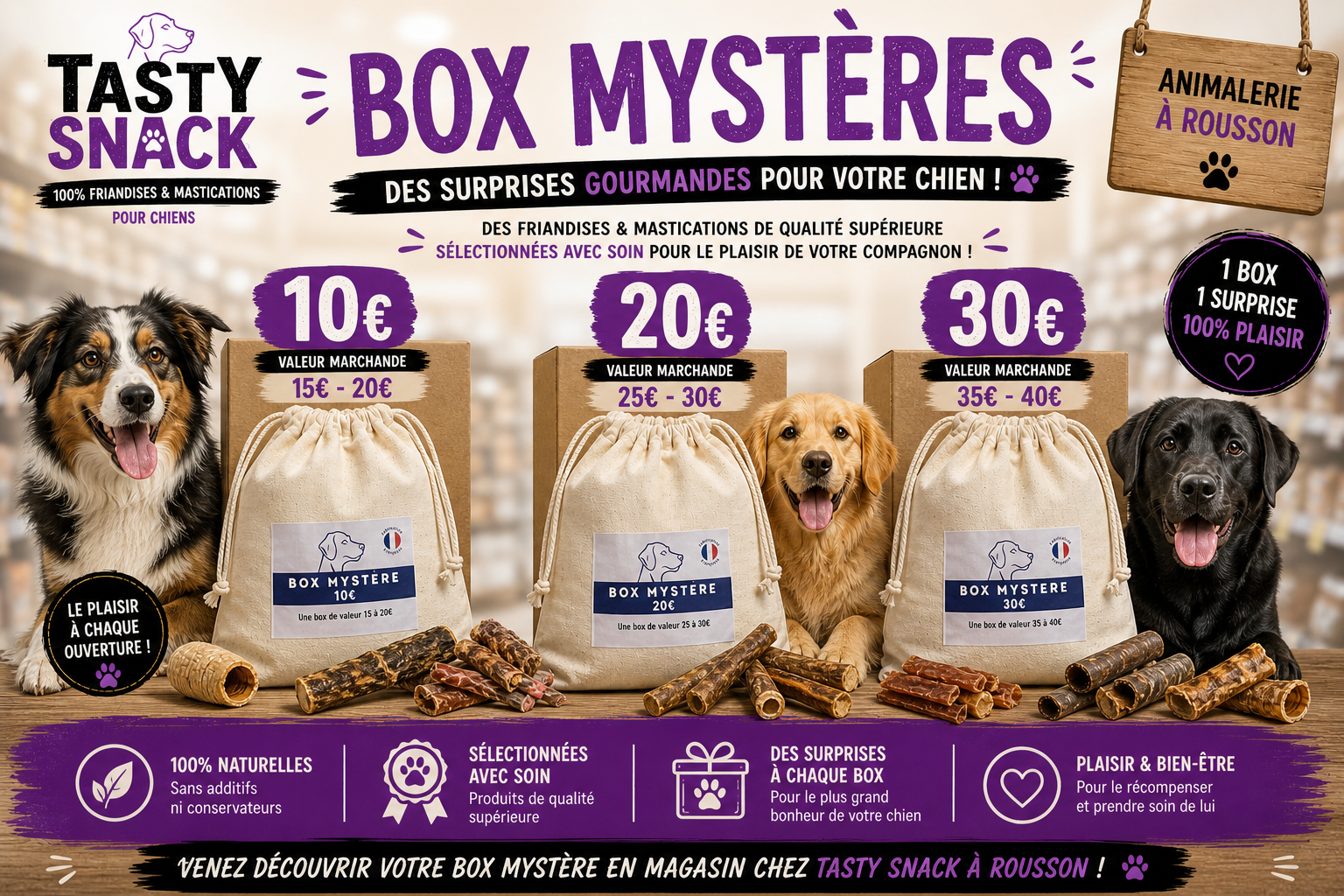 box mystère chien