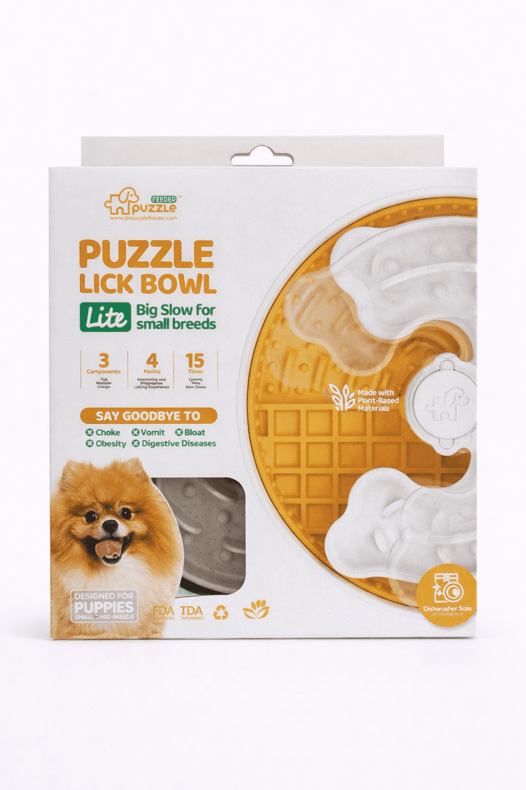 gamelle anti glouton chien puzzle léchage