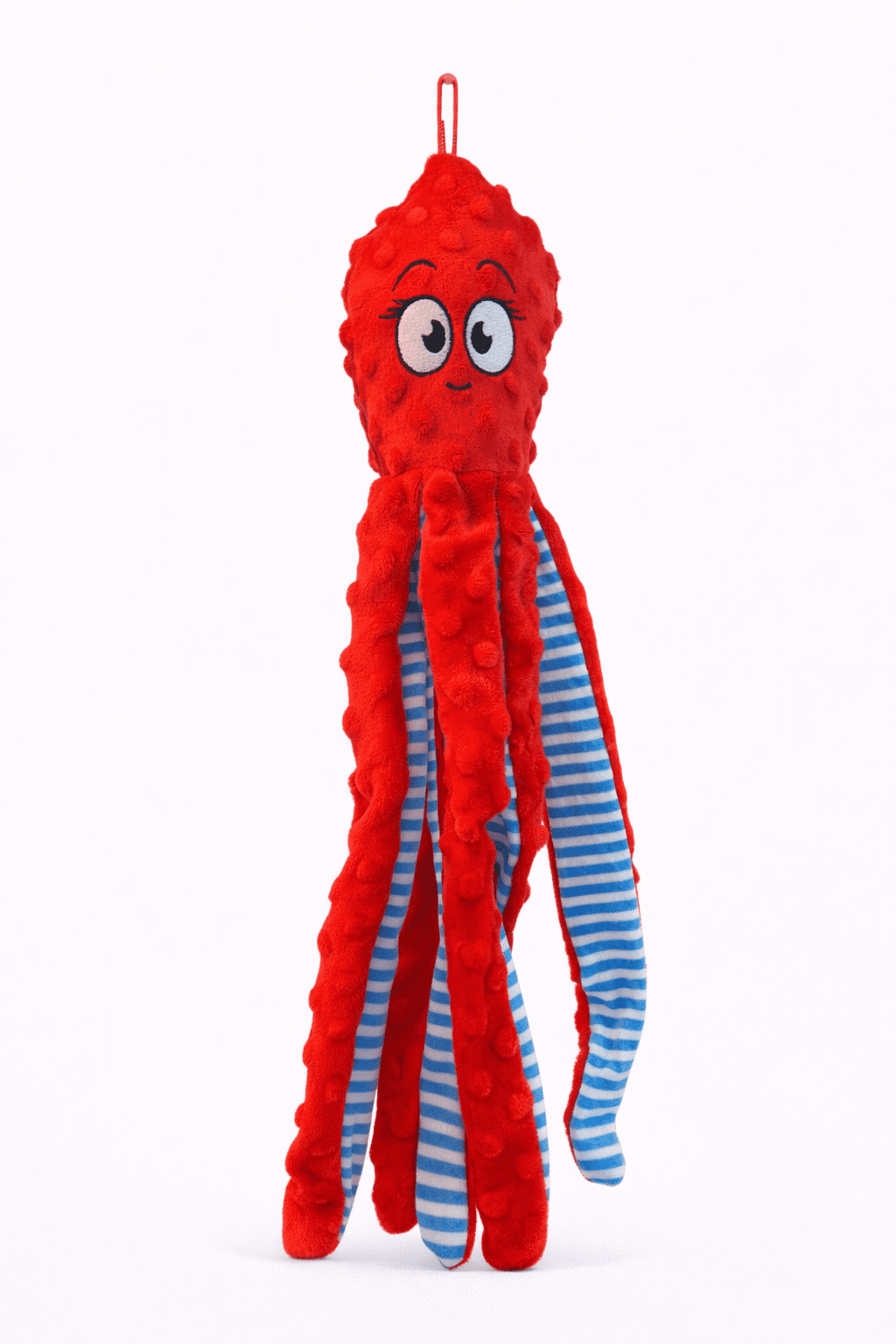 peluche chien poulpe 45 cm squeaker effet craquant