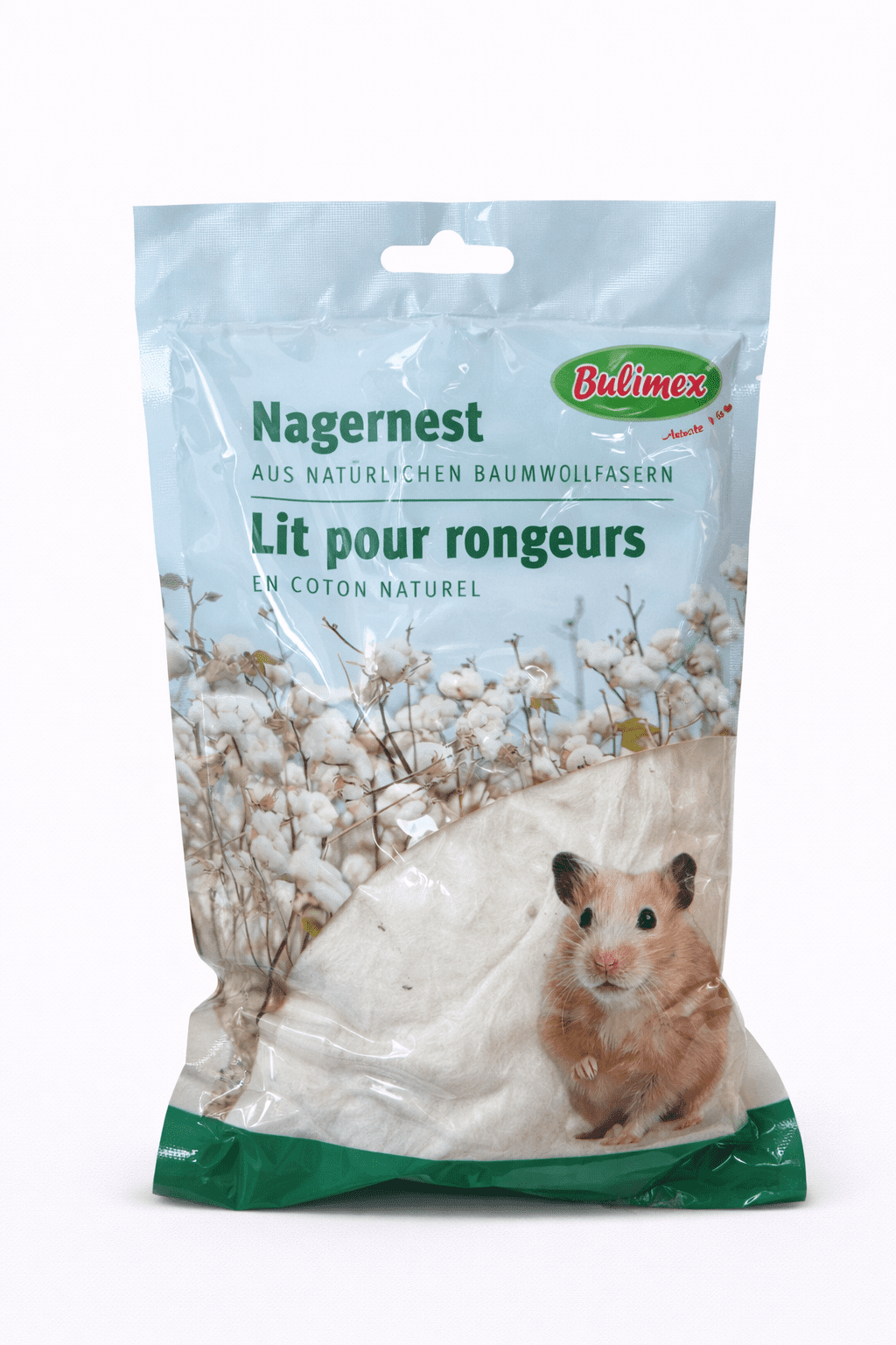 Lit en coton rongeurs naturel 50g