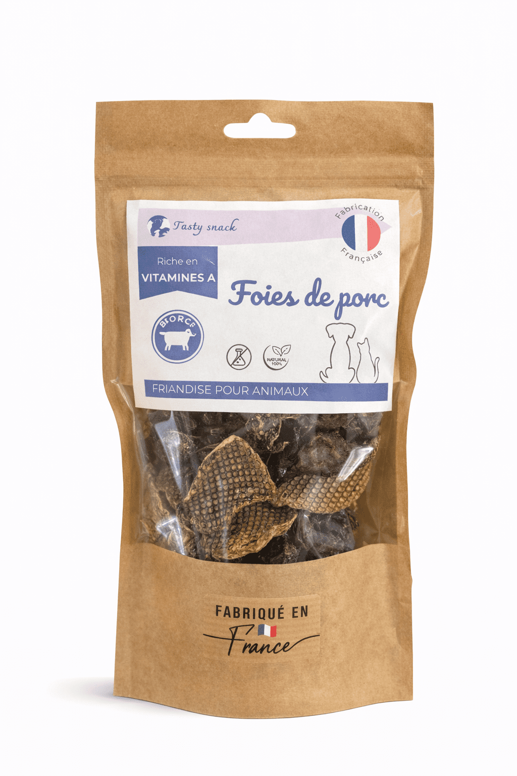 foie de porc pour chien friandise naturelle