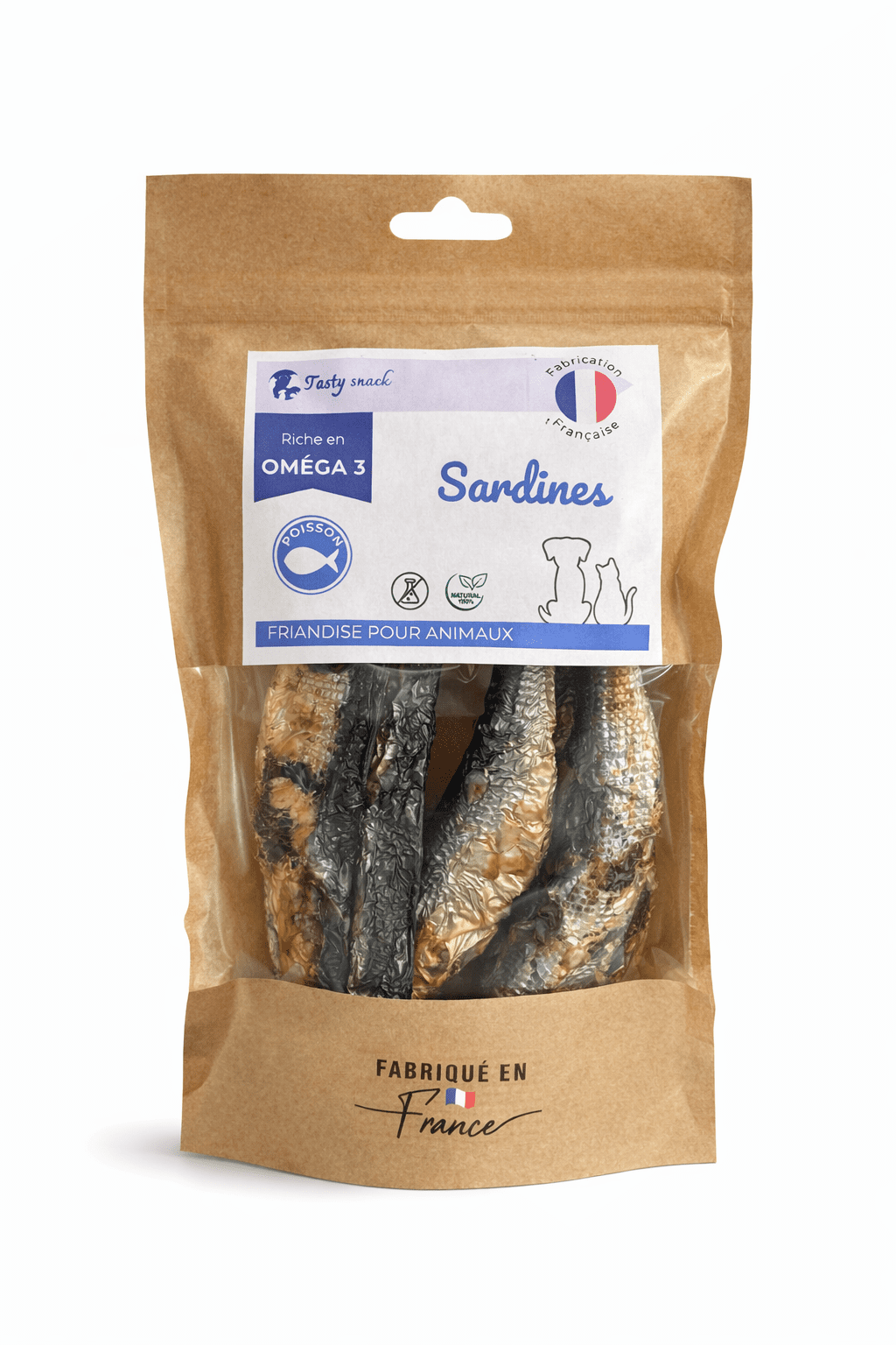 sardines séchées pour chien