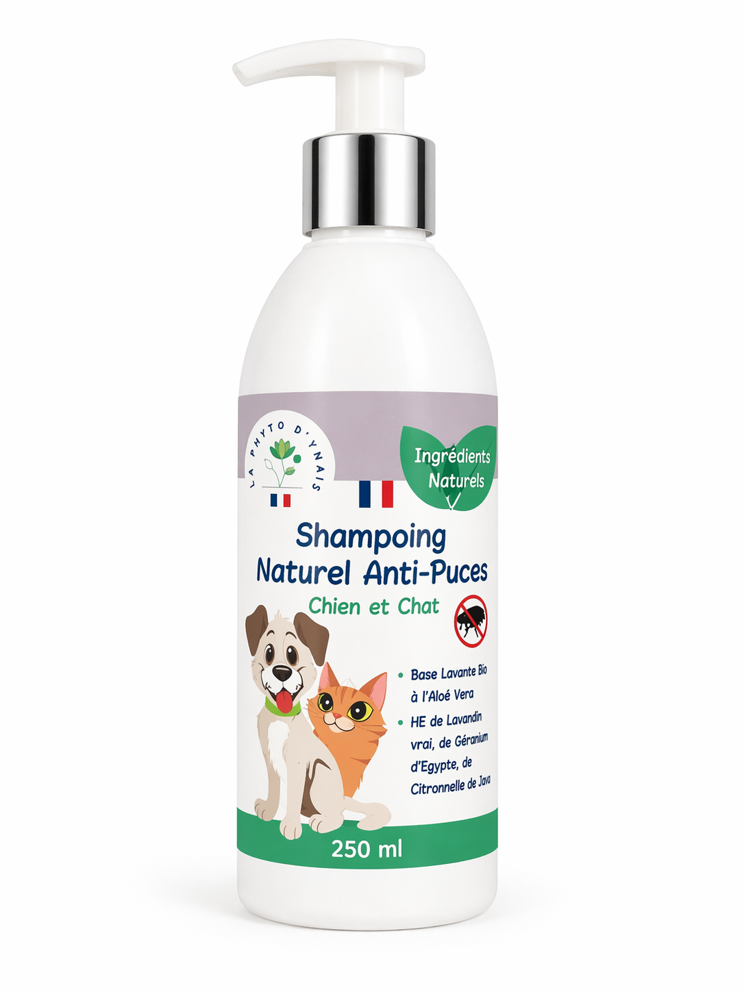 Shampoing naturel chien Anti-puces