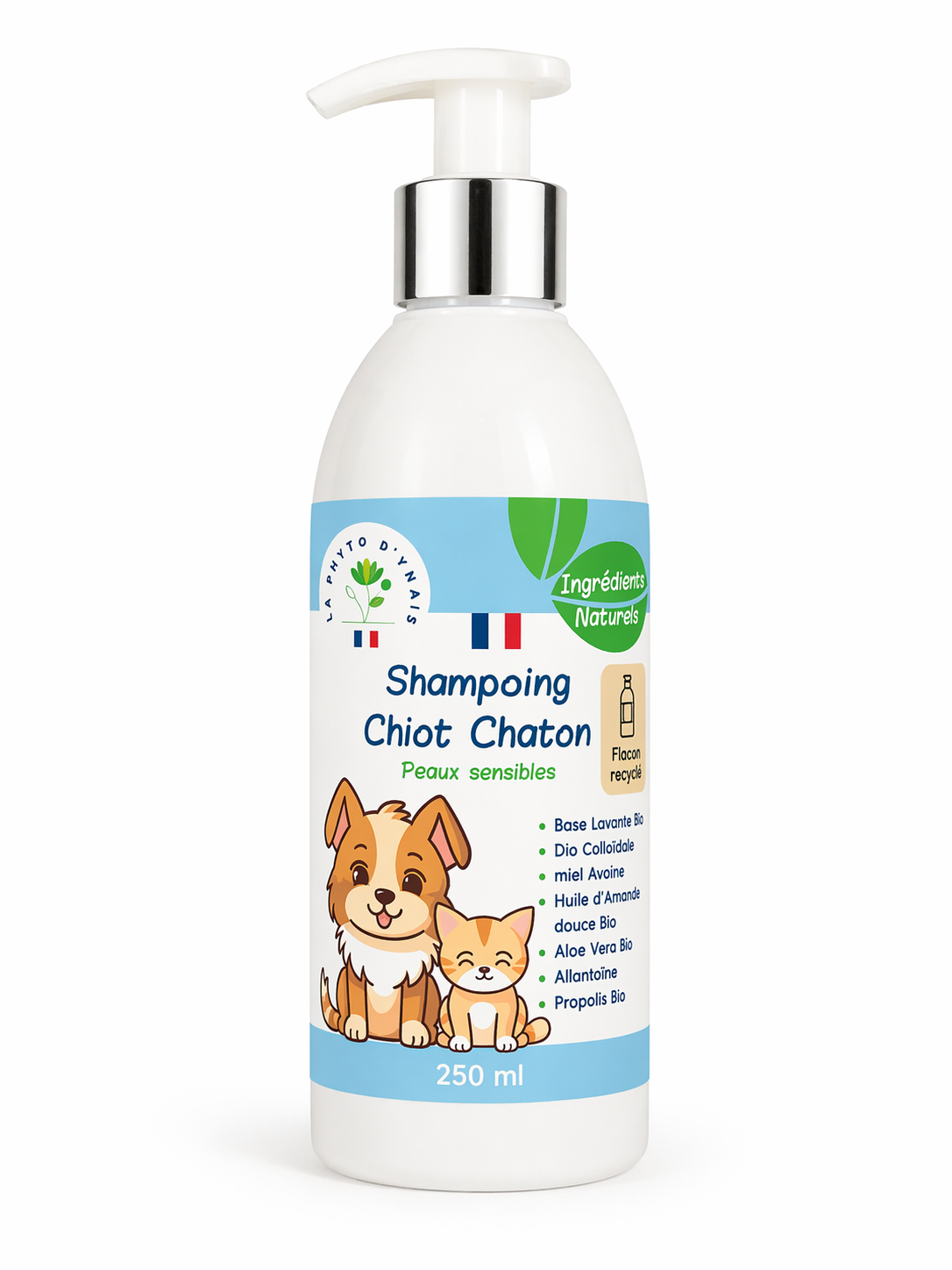 Shampoing naturel chiot chaton