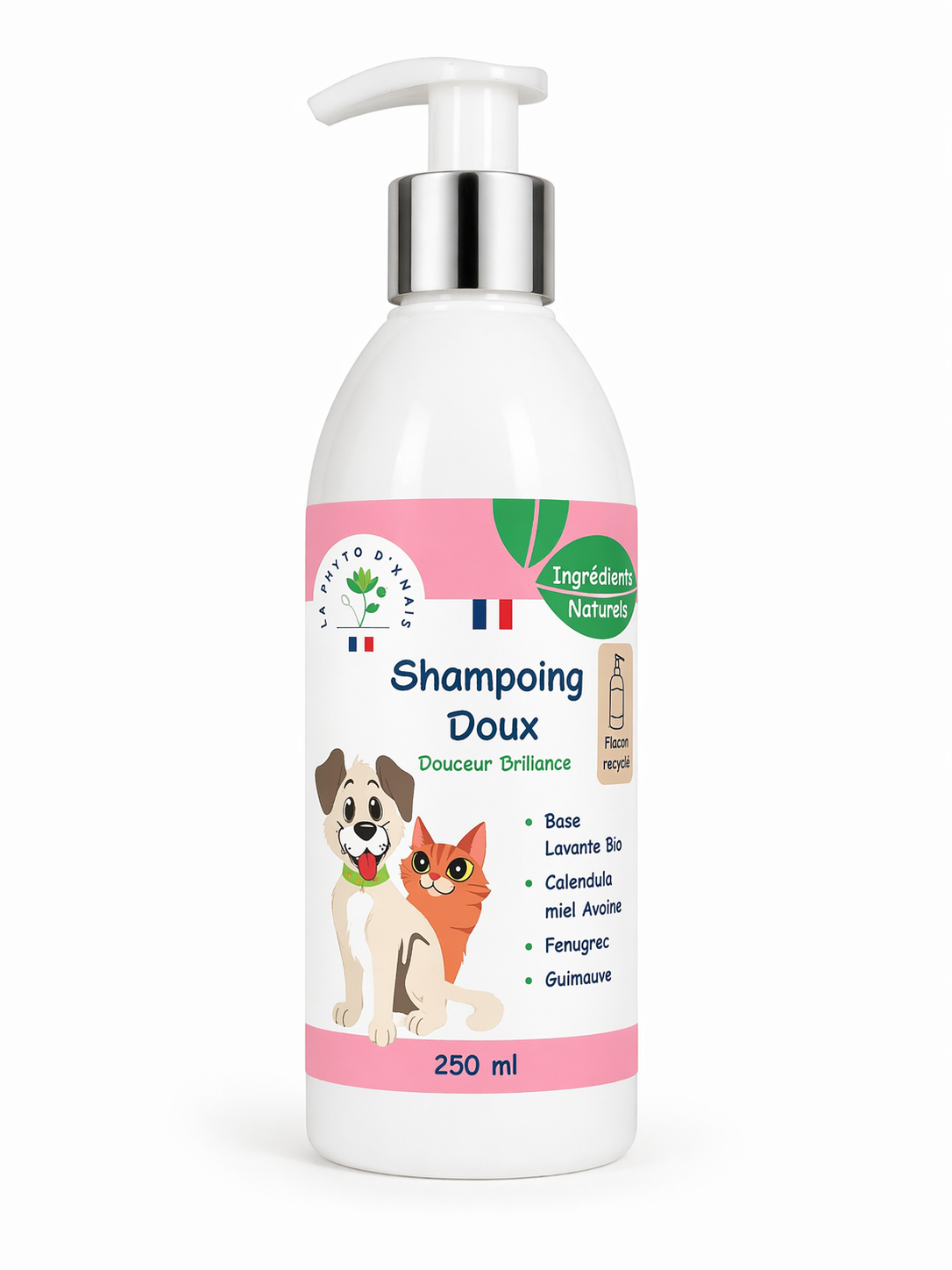 Shampoing naturel chien doux